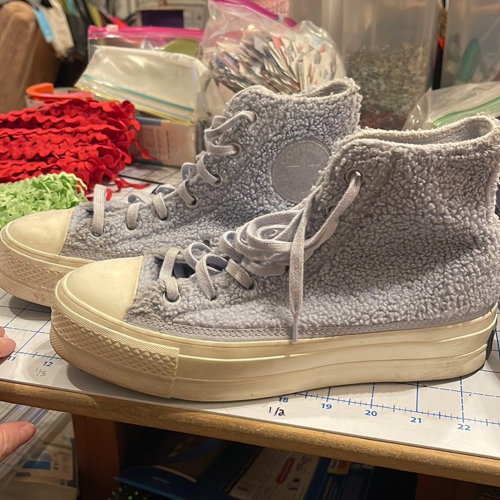 Converse Chuck Taylor Baby Blur Sherpa Sneakers